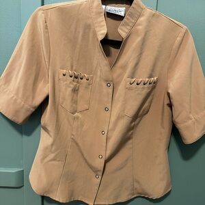 Vintage button up shirt size 8 or size medium